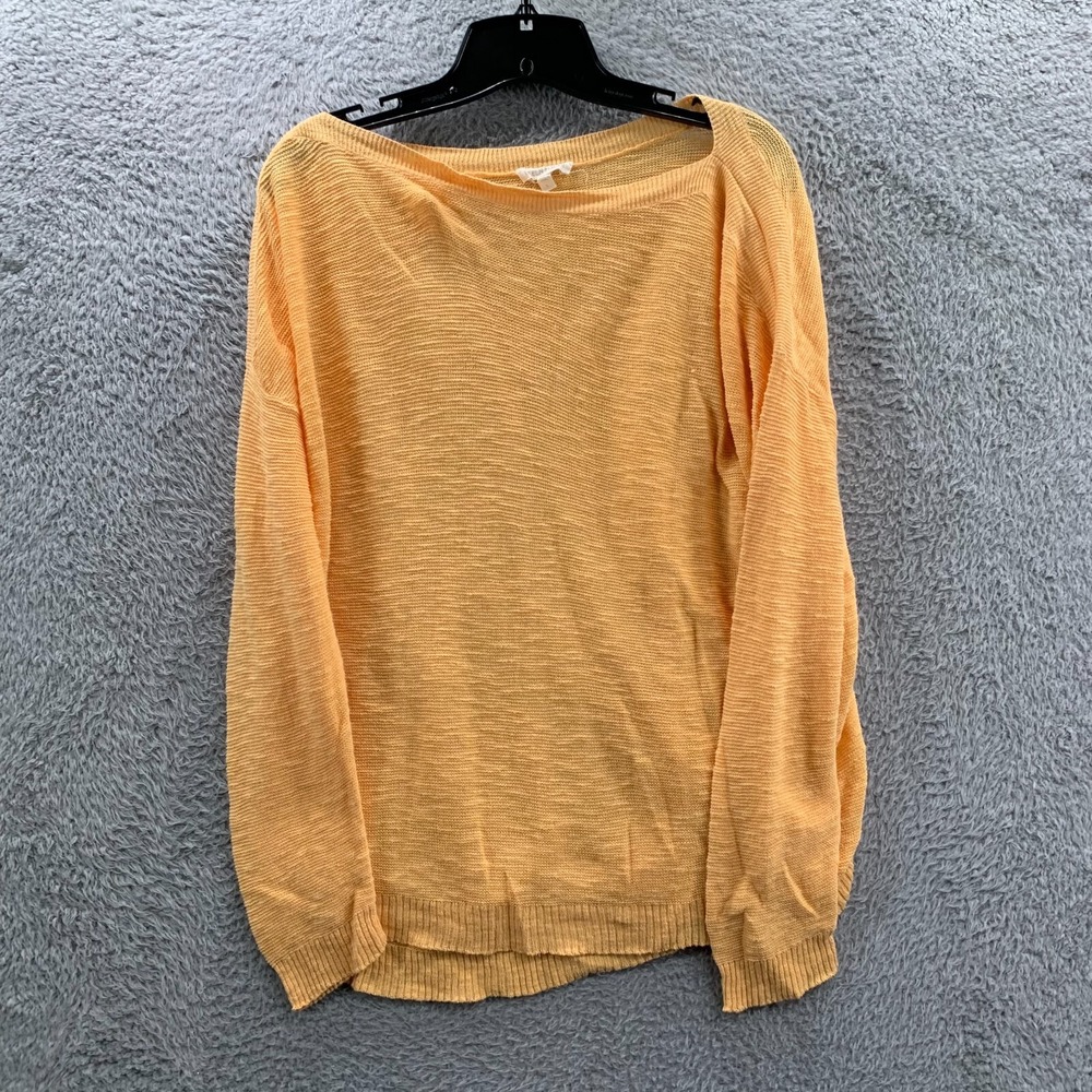 EILEEN FISHER Sweater Womens Large Top Organic Linen Cotton*